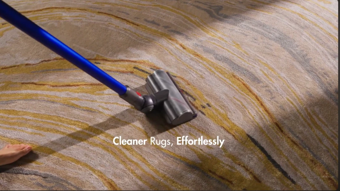Carpet Friend Medford technician completing the pre-vacuum step before hot water extraction in a Jackson County Oregon home